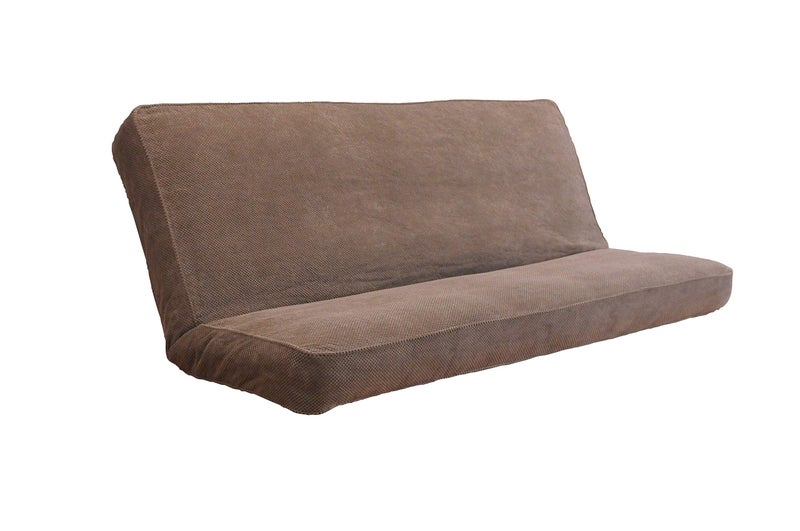 FutonX Full Size - Futon Cover Only - Pacific Super Plush Fabric Premium Collection Fits 6-8 inch Futons Mattress (Peru Brown) - Image 3